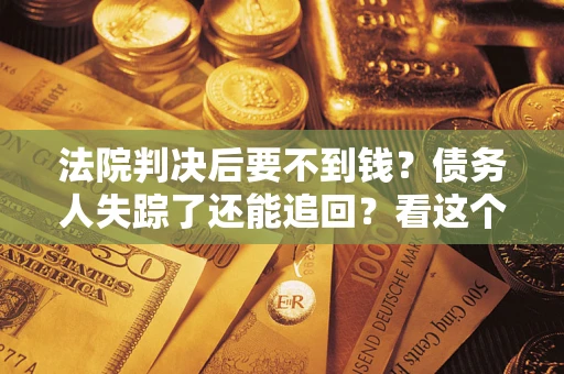 武汉法院判决后要不到钱？债务人失踪了还能追回？看这个方法！