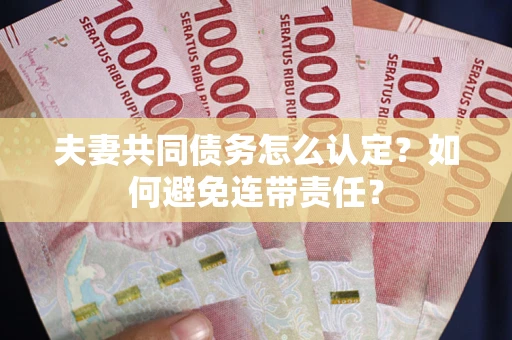 武汉夫妻共同债务怎么认定？如何避免连带责任？