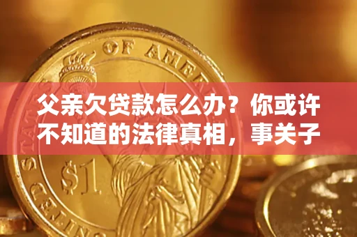 武汉父亲欠贷款怎么办？你或许不知道的法律真相，事关子女未来