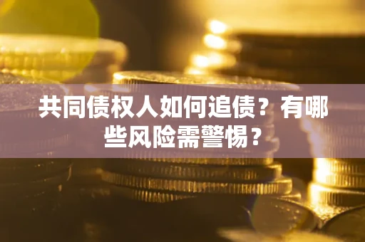 武汉共同债权人如何追债？有哪些风险需警惕？