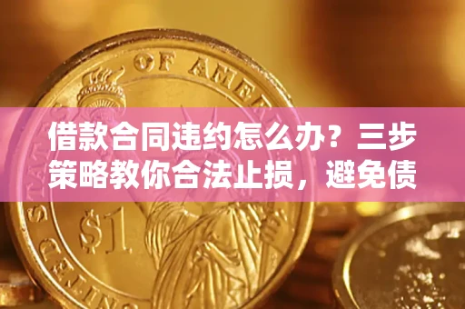 武汉借款合同违约怎么办？三步策略教你合法止损，避免债务危机升级