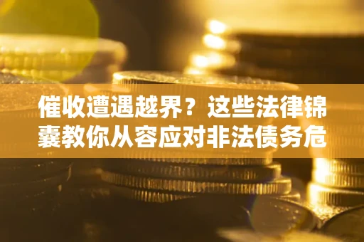 武汉催收遭遇越界？这些法律锦囊教你从容应对非法债务危机