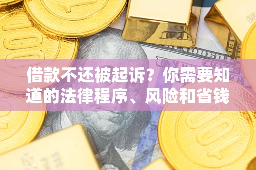 武汉借款不还被起诉？你需要知道的法律程序、风险和省钱技巧