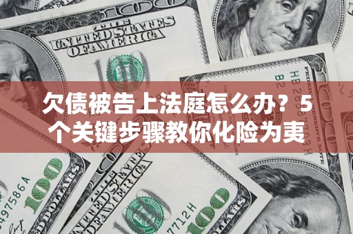 武汉欠债被告上法庭怎么办？5个关键步骤教你化险为夷