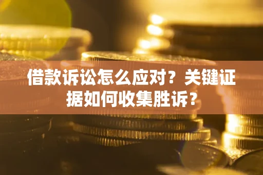 武汉借款诉讼怎么应对？关键证据如何收集胜诉？